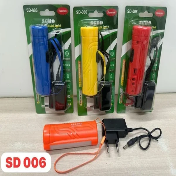 Scdo Sd-006 Rechargeable Led Emergency Flashlight